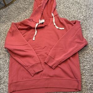 Pink Hoodie with Drawstrings